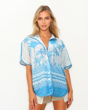 Palma Blue_model1 Des:Model is 5’8” C cup and wears size S and US 4