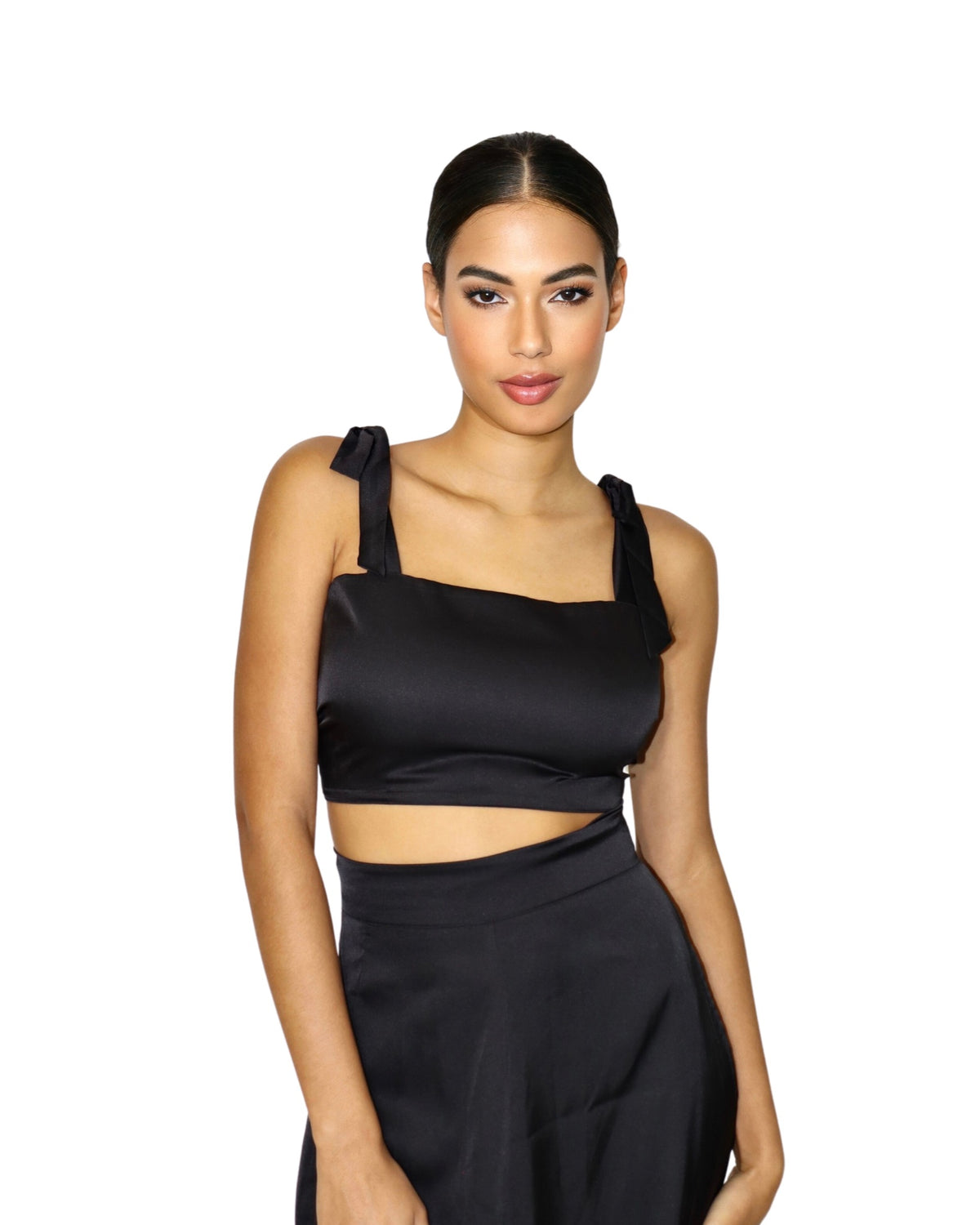 Black_model1 Des:Model is 5’7” DD cup and wears size XS-S and US 0