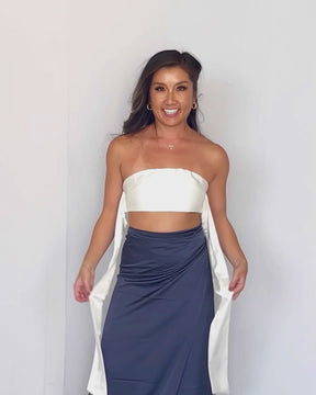 Bandeau Top - Satin